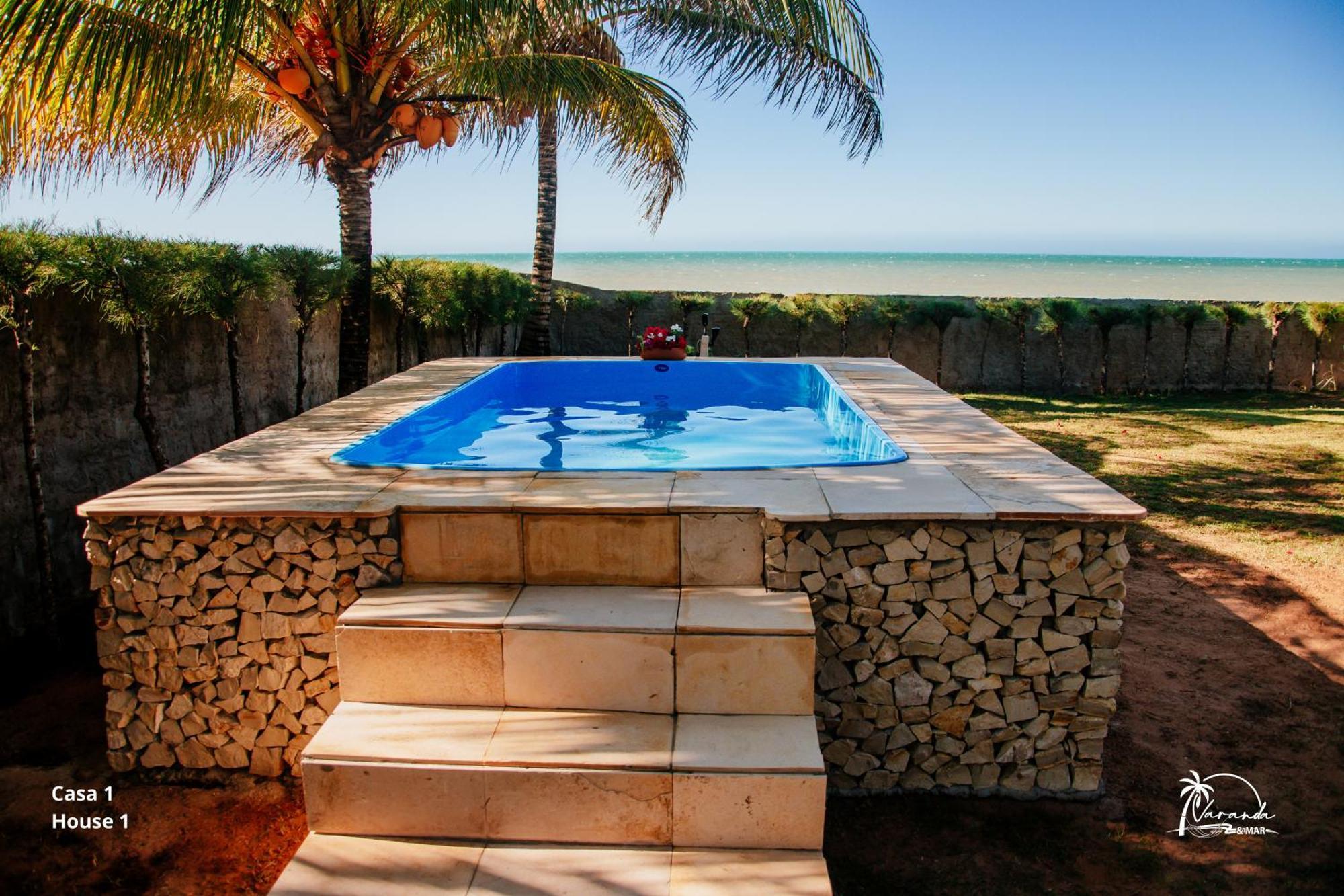 Espaco Varanda E Mar Beach Houses Сан-Мигел-ду-Гостозу Экстерьер фото